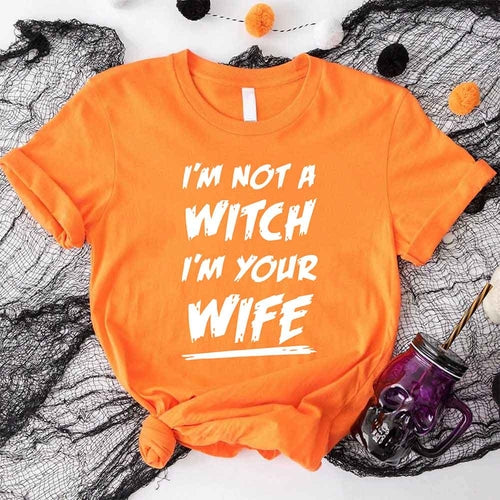 Get Back Witch Halloween Couples Tee