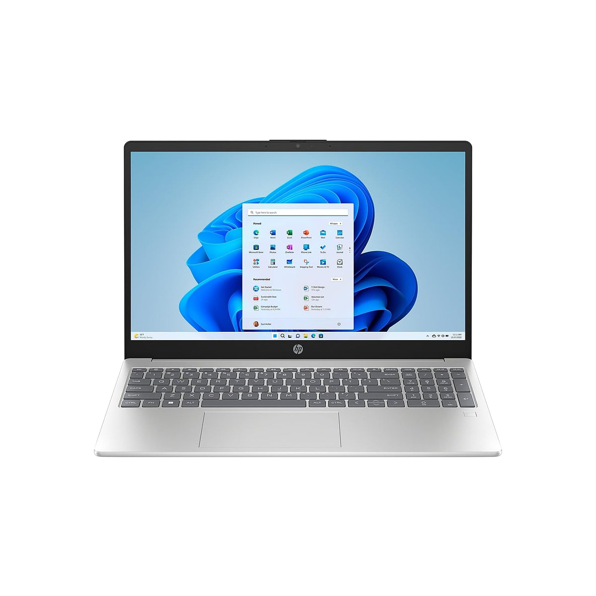 HP 15.6" Diagonal Full HD (1920 x 1080) Laptop 11th Gen Intel Core i5-1135G7 Processor 8GB DDR4 RAM 256GB SSD 802.11ac Bluetooth HDMI Windows 11