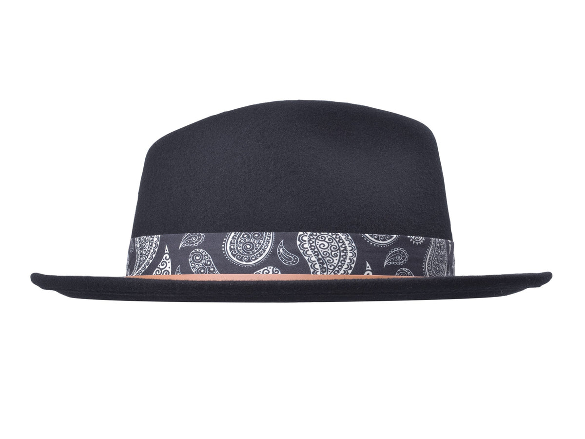Casual Wool Felt Fedora Hat Lash