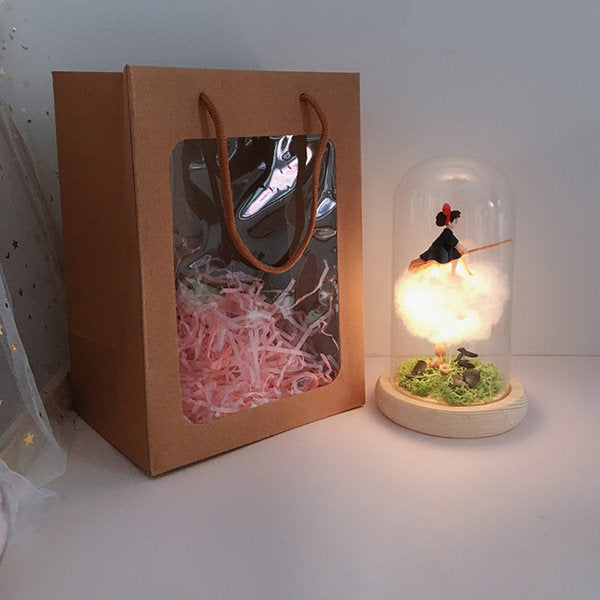 DIY Kiki Glass Dome Lamp