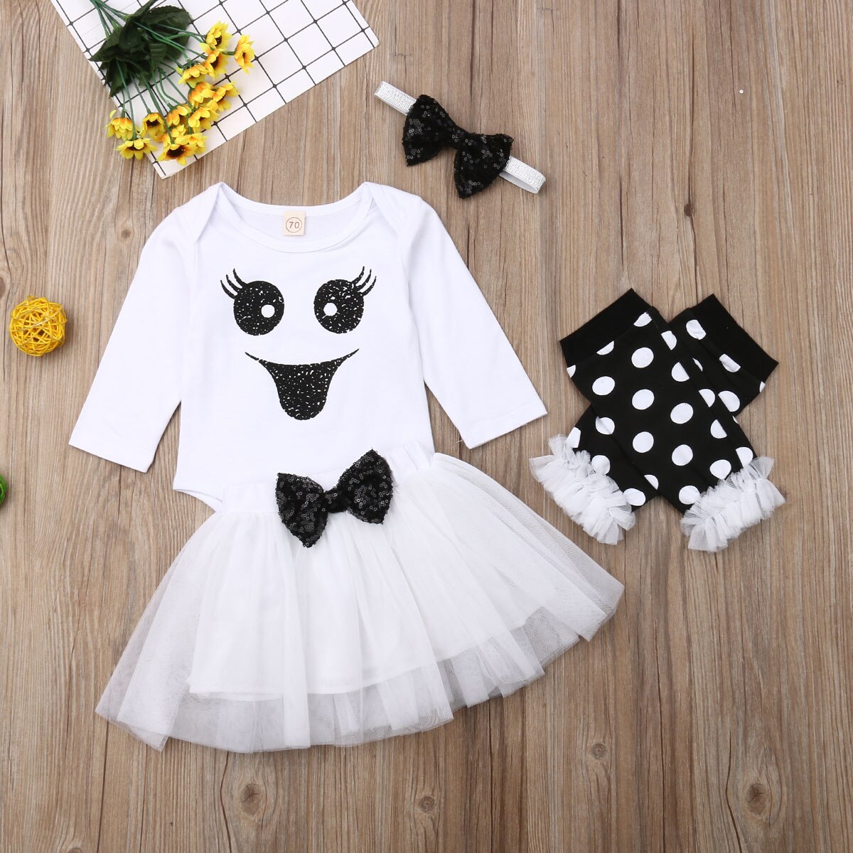 0 24M Baby Girl Halloween Clothes Set Newborn