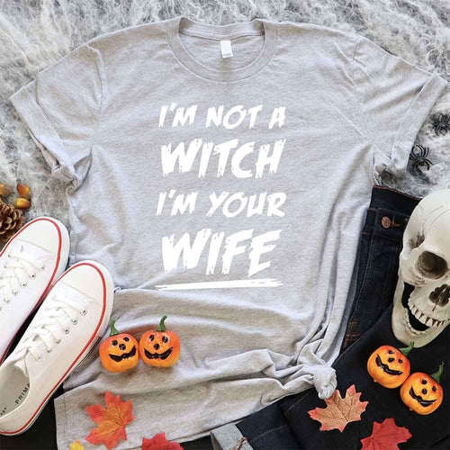 Get Back Witch Halloween Couples Tee