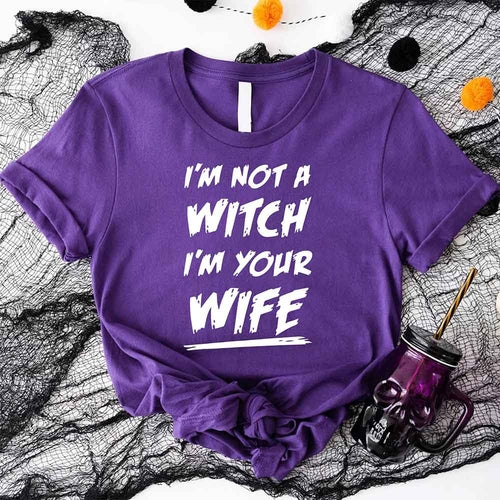 Get Back Witch Halloween Couples Tee