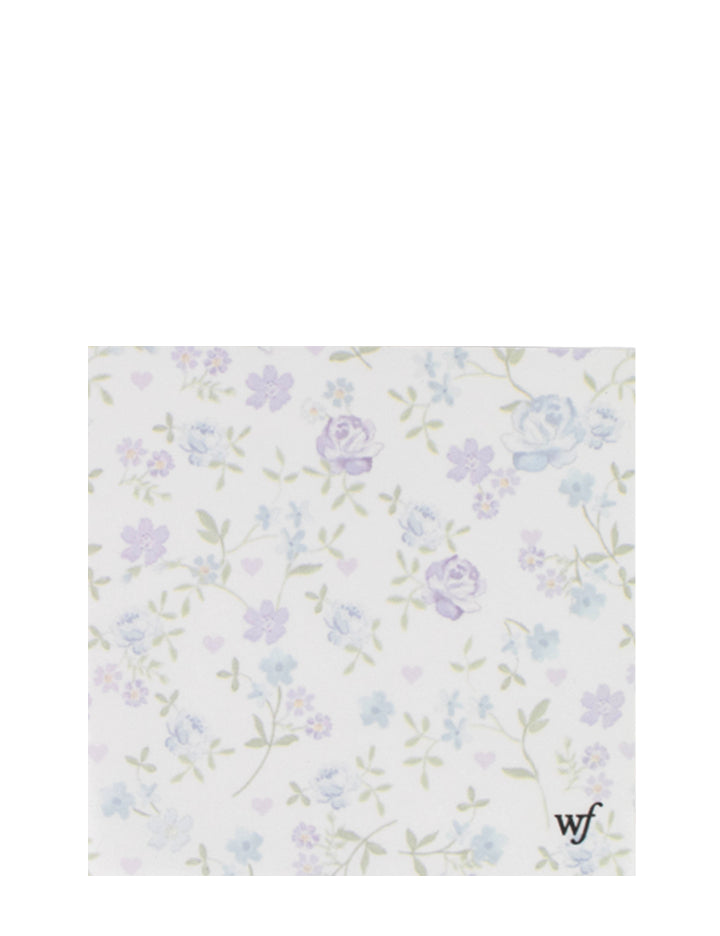 Lilac & Blue Floral Sticky Notes