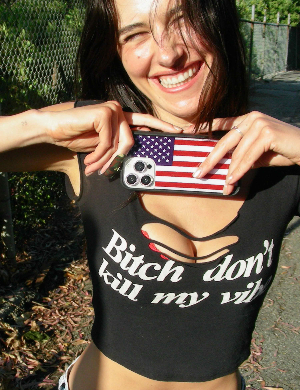 American Flag iPhone Case