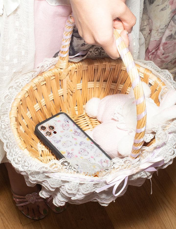 Bunnies in Bonnets iPhone Case