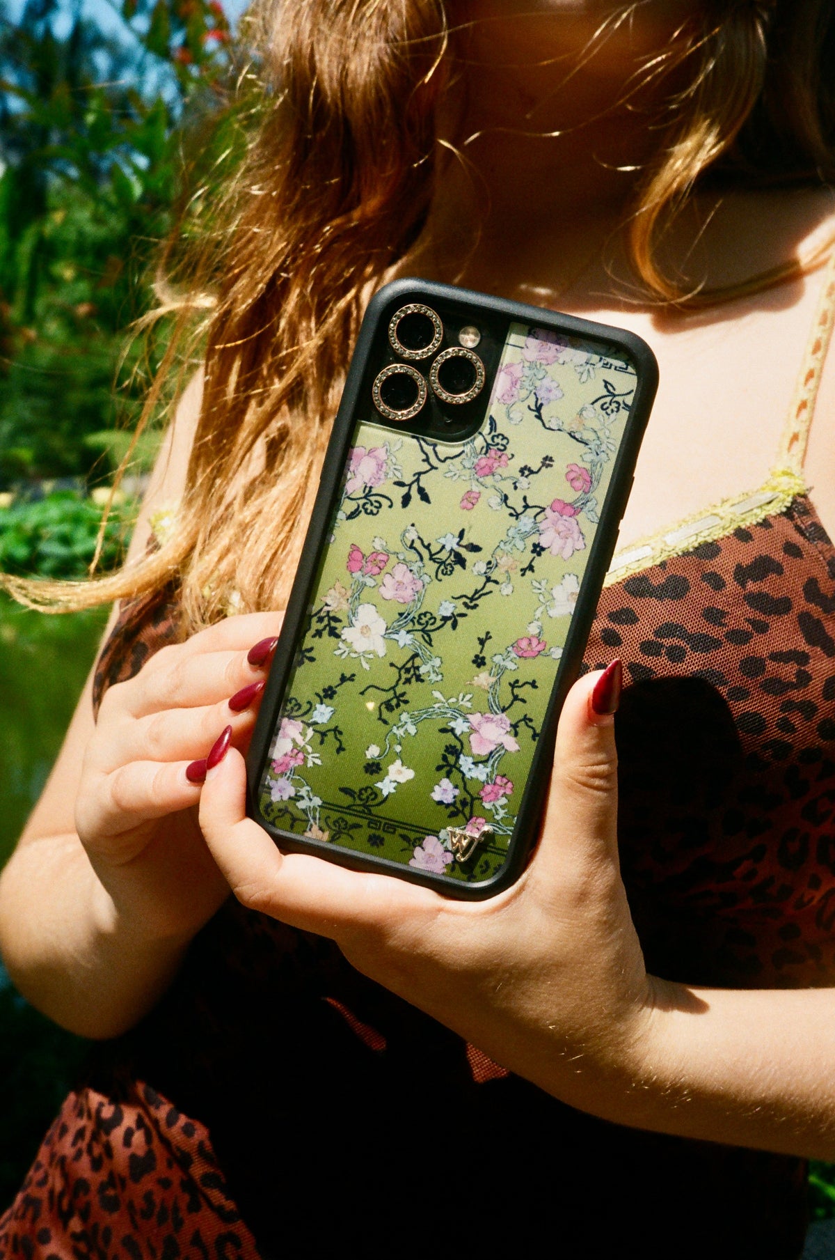 Gallery Girlie Green iPhone Case