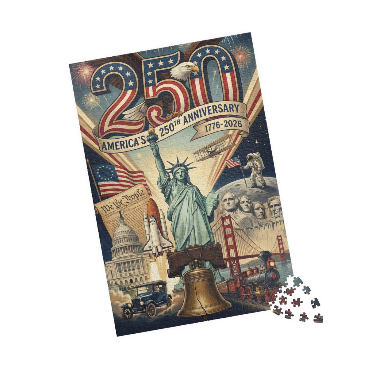 America 250th Anniversary Puzzle (252, 520, 1014-piece)