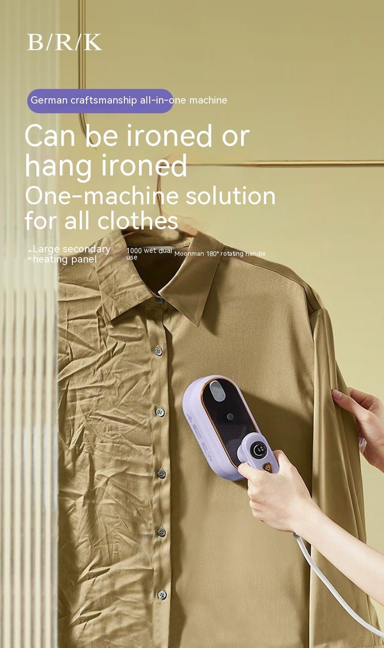 ✨ Foldable Portable Ironing Machine – Wet & Dry Handheld Steamer