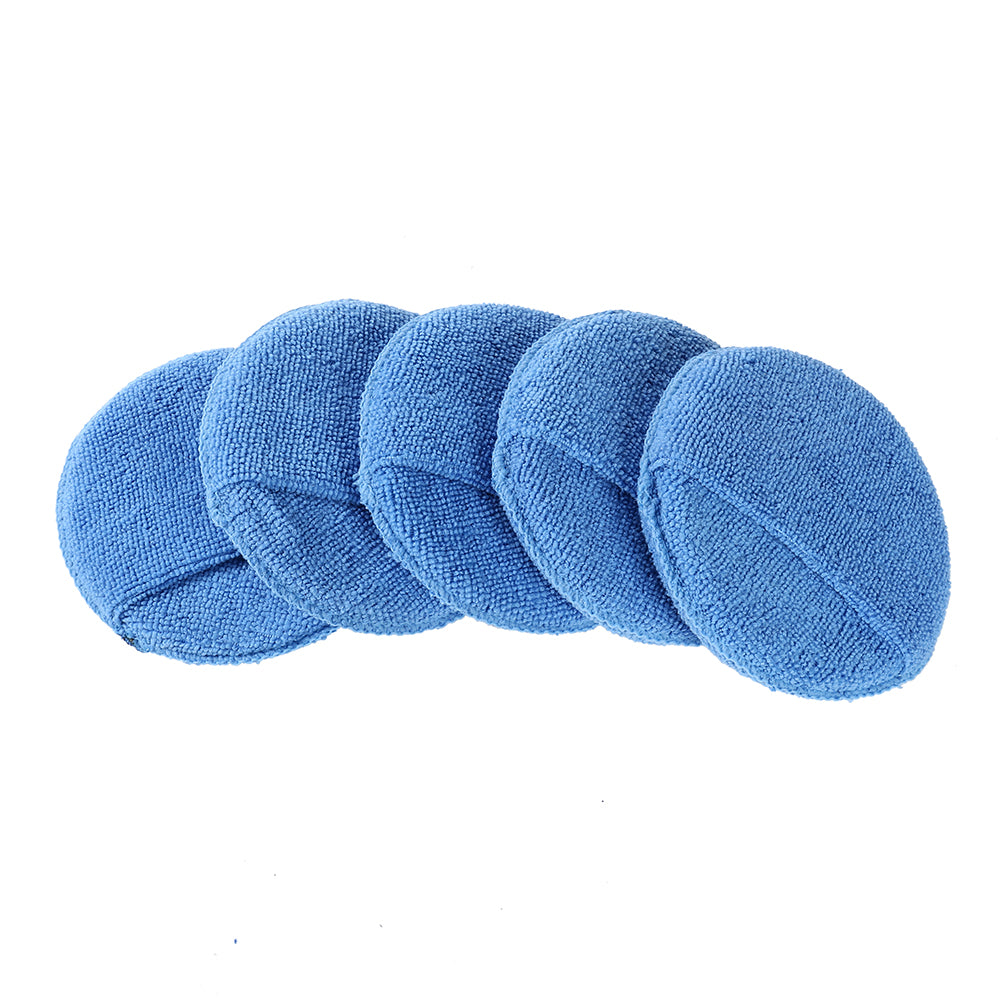 10-Piece Set of 5-Inch Blue Hand Waxed Artifacts