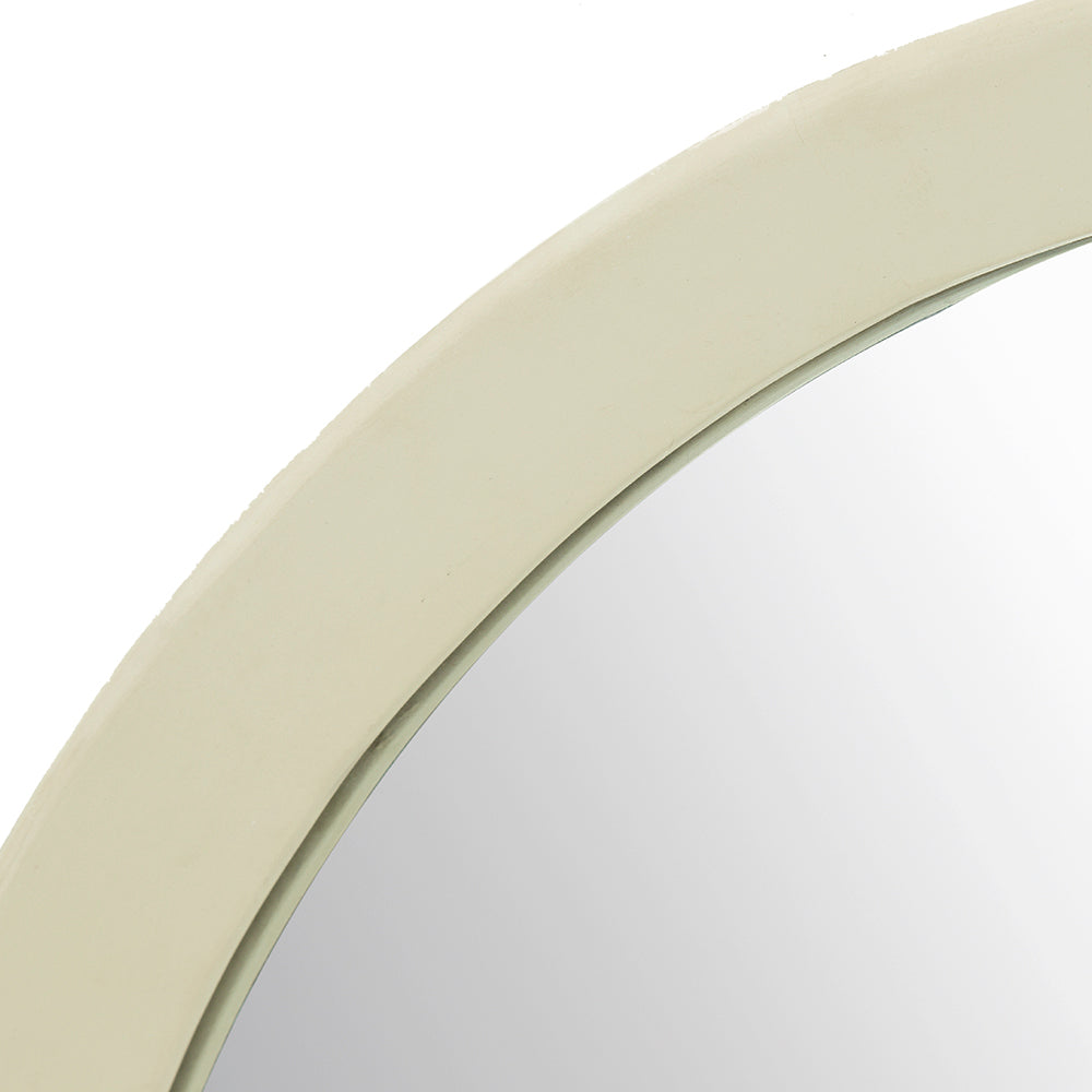 Solid Mango Wood Frame Wall Mirror, Available in 2 Colors