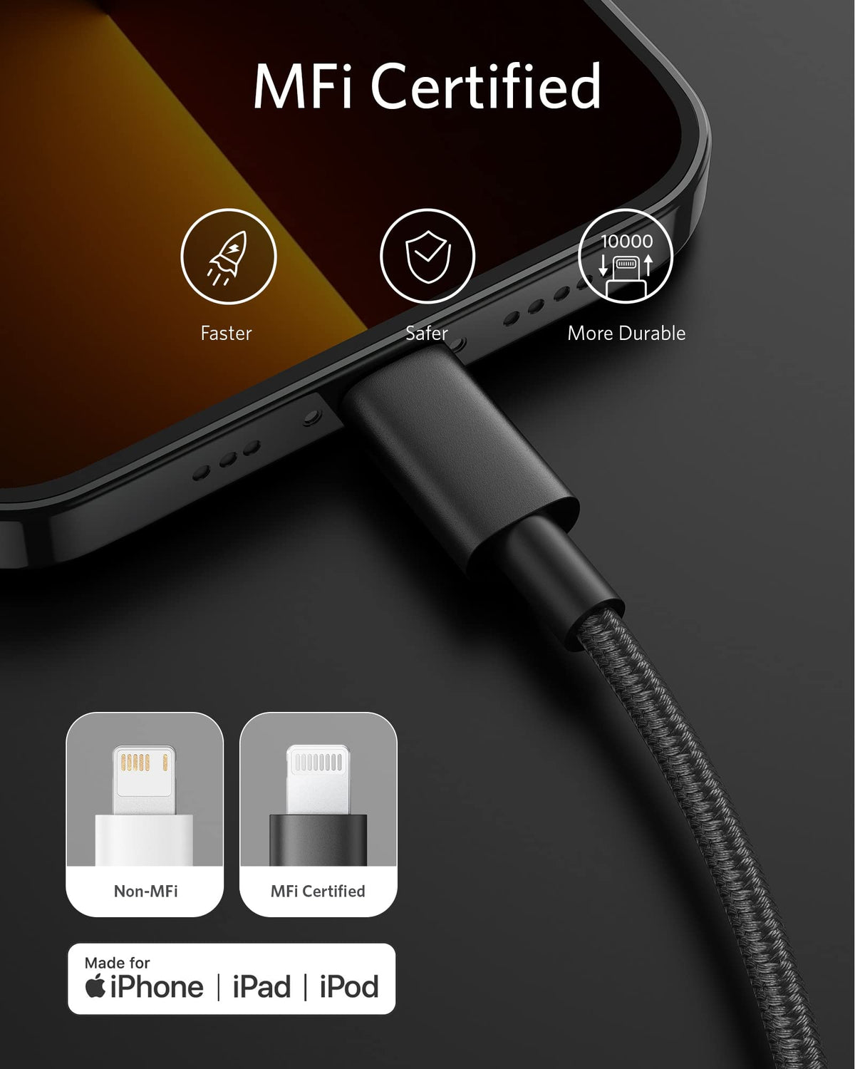 Anker <b>331</b> USB-C to Lightning Cable