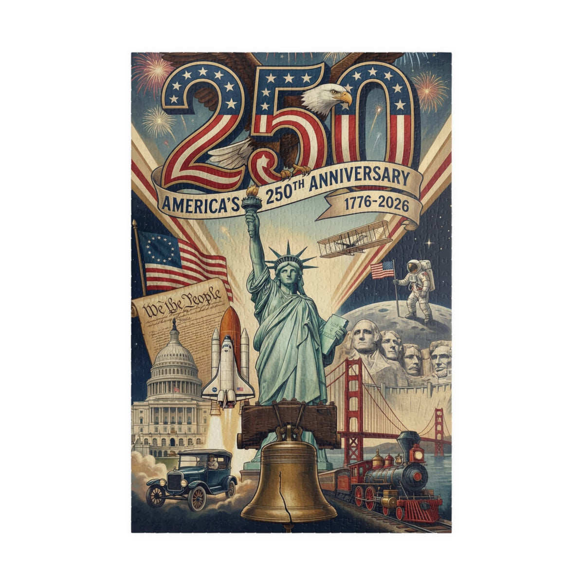 America 250th Anniversary Puzzle (252, 520, 1014-piece)