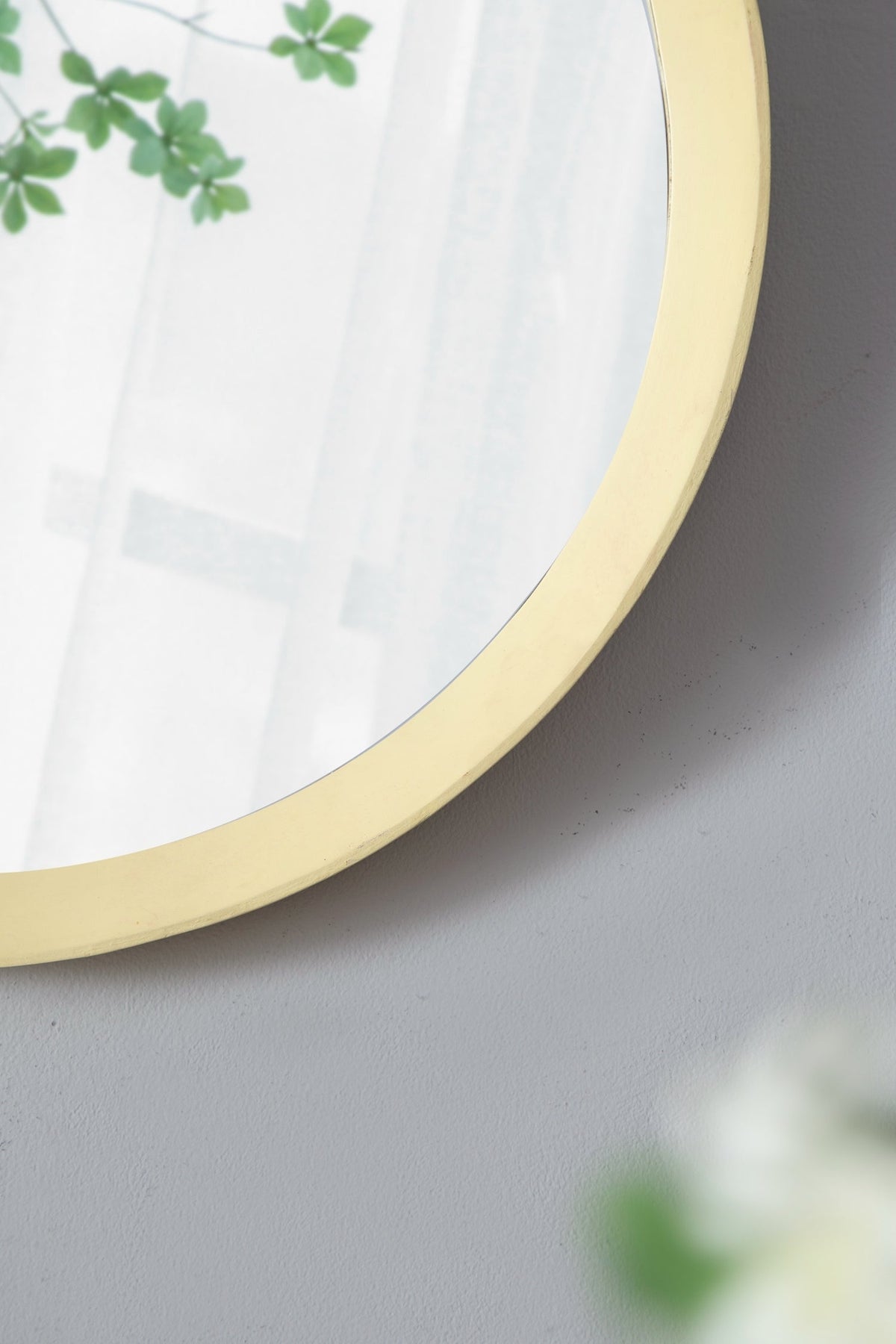 Solid Mango Wood Frame Wall Mirror, Available in 2 Colors