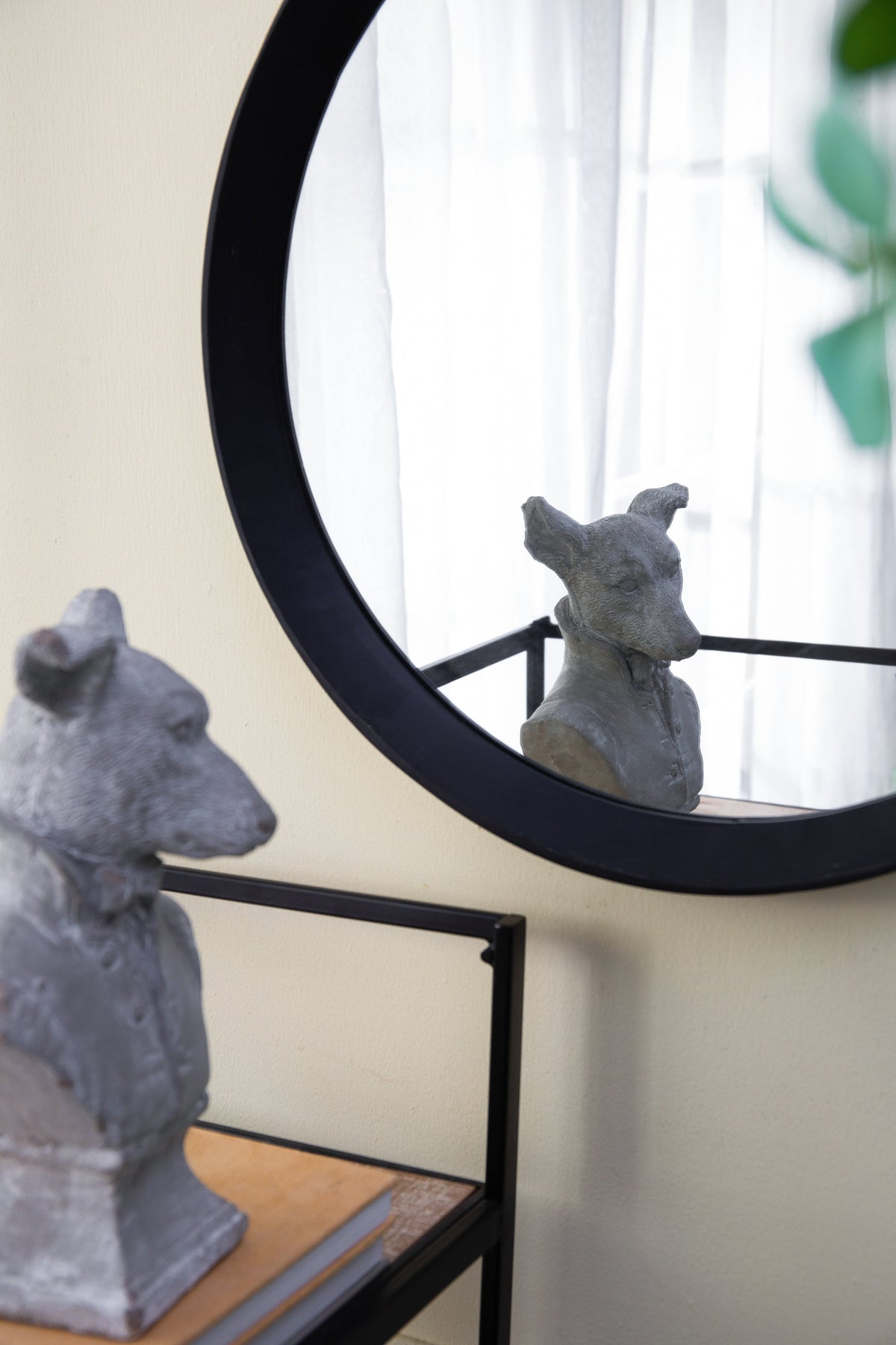 Solid Mango Wood Frame Wall Mirror, Available in 2 Colors