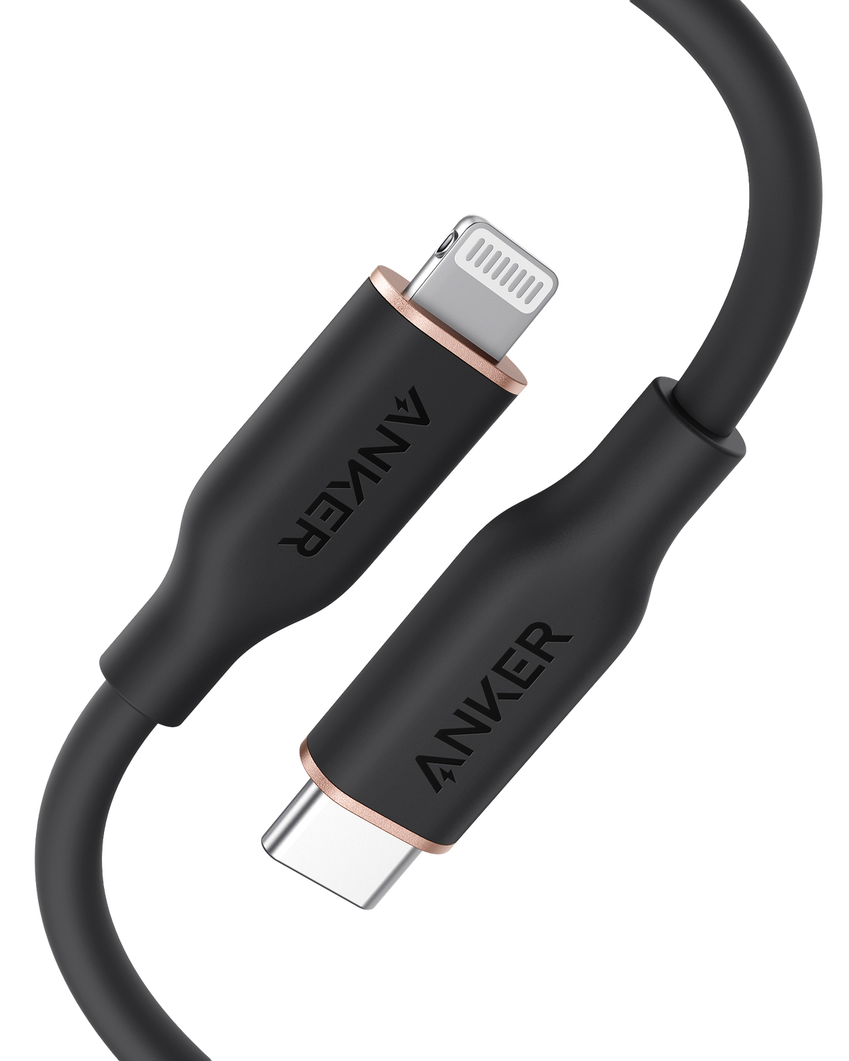 Anker <b>641</b> USB-C to Lightning Cable (Flow, Silicone)