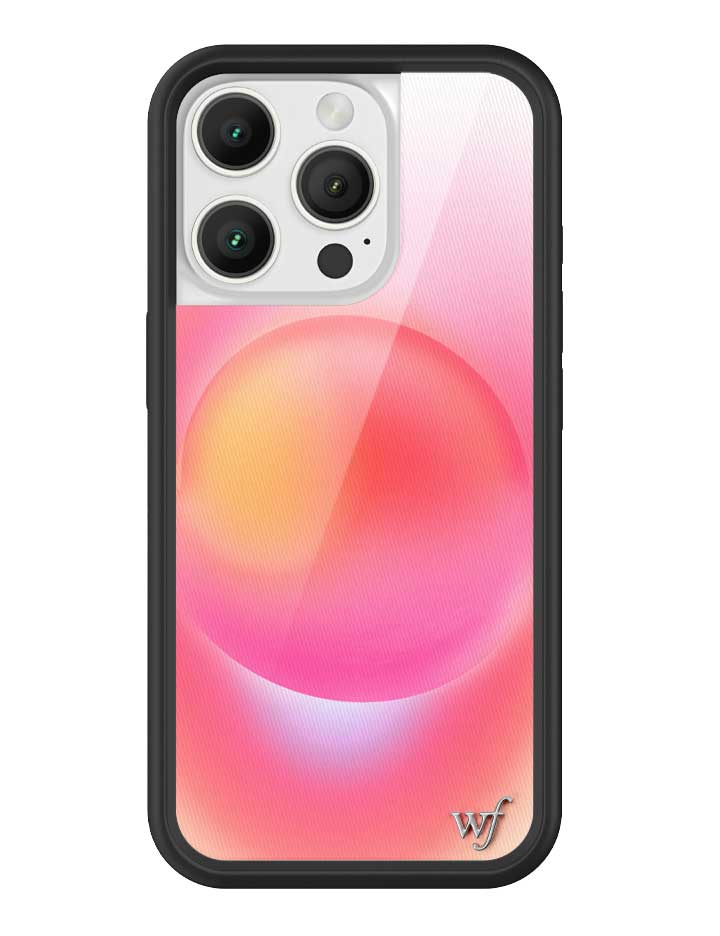Hot Pink Aura iPhone Case