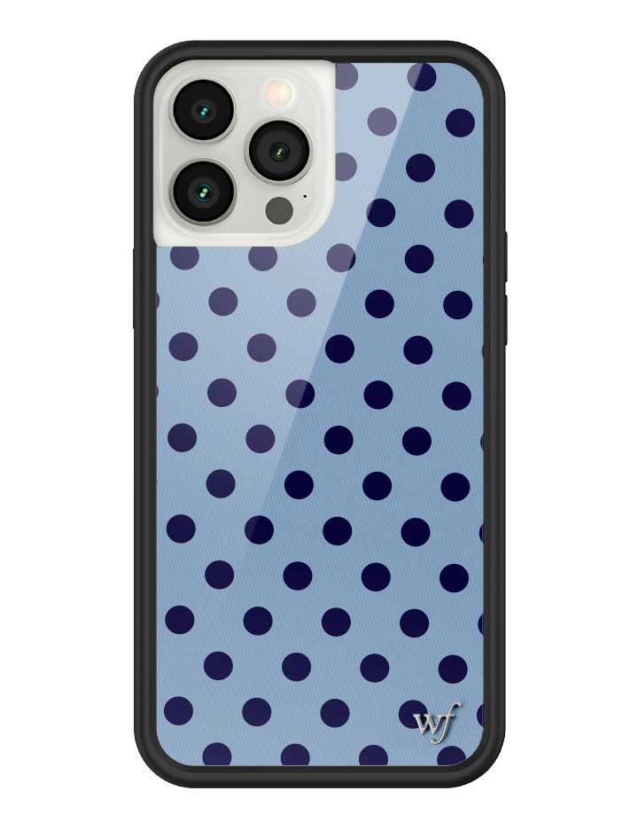 Polka Dot | Blue and Navy Blue iPhone Case