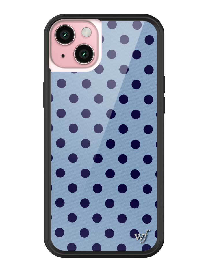 Polka Dot | Blue and Navy Blue iPhone Case