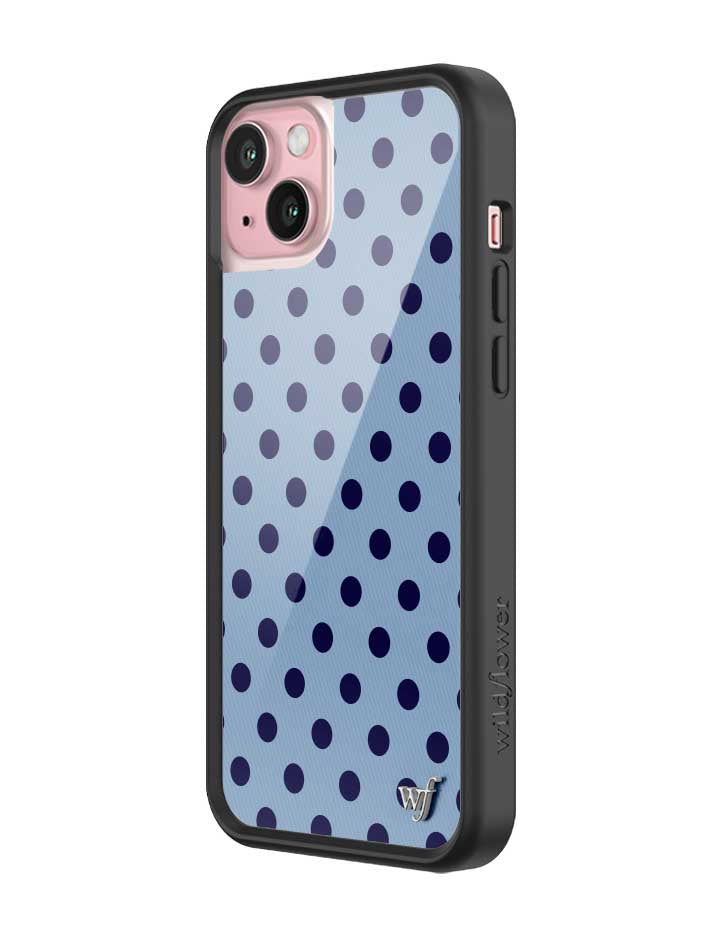 Polka Dot | Blue and Navy Blue iPhone Case