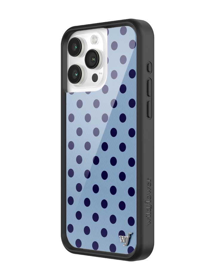 Polka Dot | Blue and Navy Blue iPhone Case