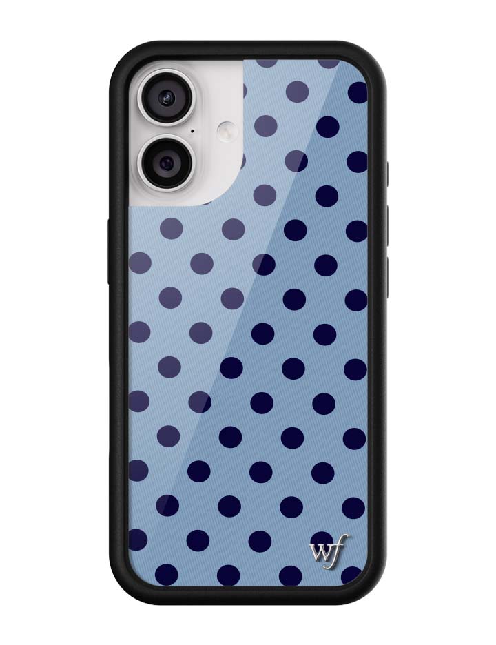 Polka Dot | Blue and Navy Blue iPhone Case