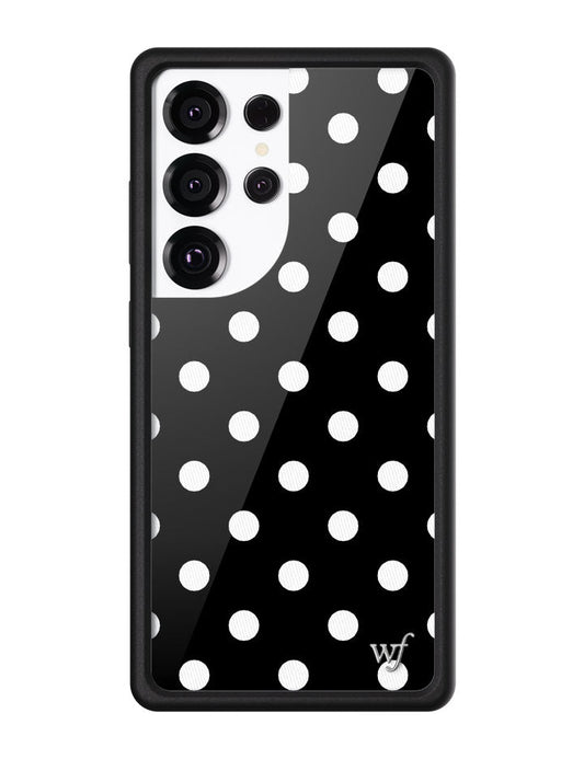 Polka Dot | Black and White Samsung Galaxy Case