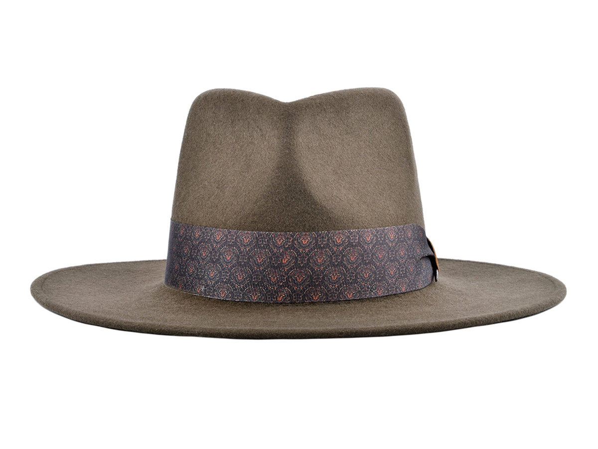 Wool Felt Flat Brim Hat Trendly Gypsy