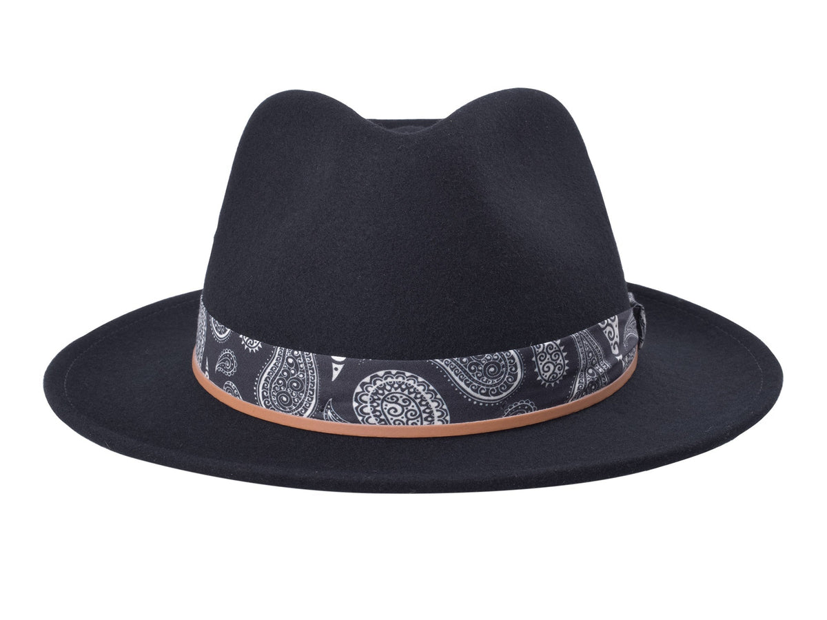 Casual Wool Felt Fedora Hat Lash