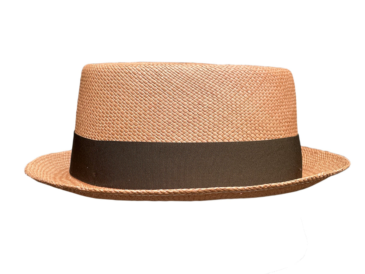 Pork Pie Trilby Panama Hat - Handwoven