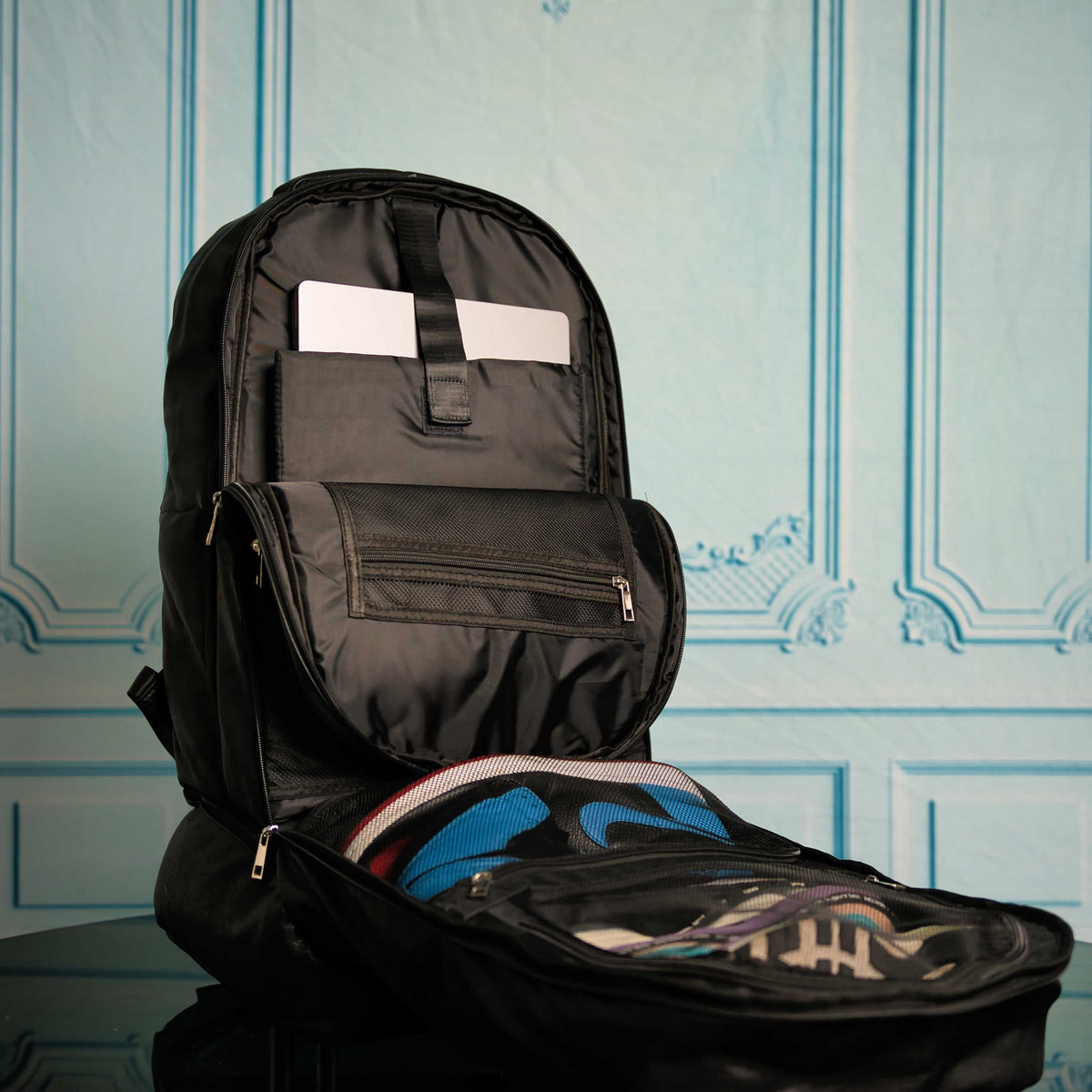 Black Leather Patented Carry On Backpack (Only 300 Made)