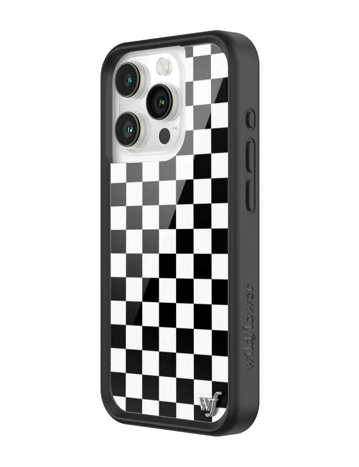 Checkers | Black iPhone Case