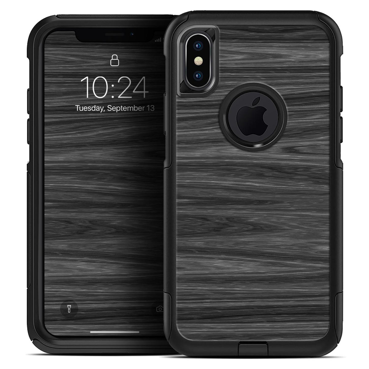 Dark Slate Wood - Skin Kit for the iPhone OtterBox Cases