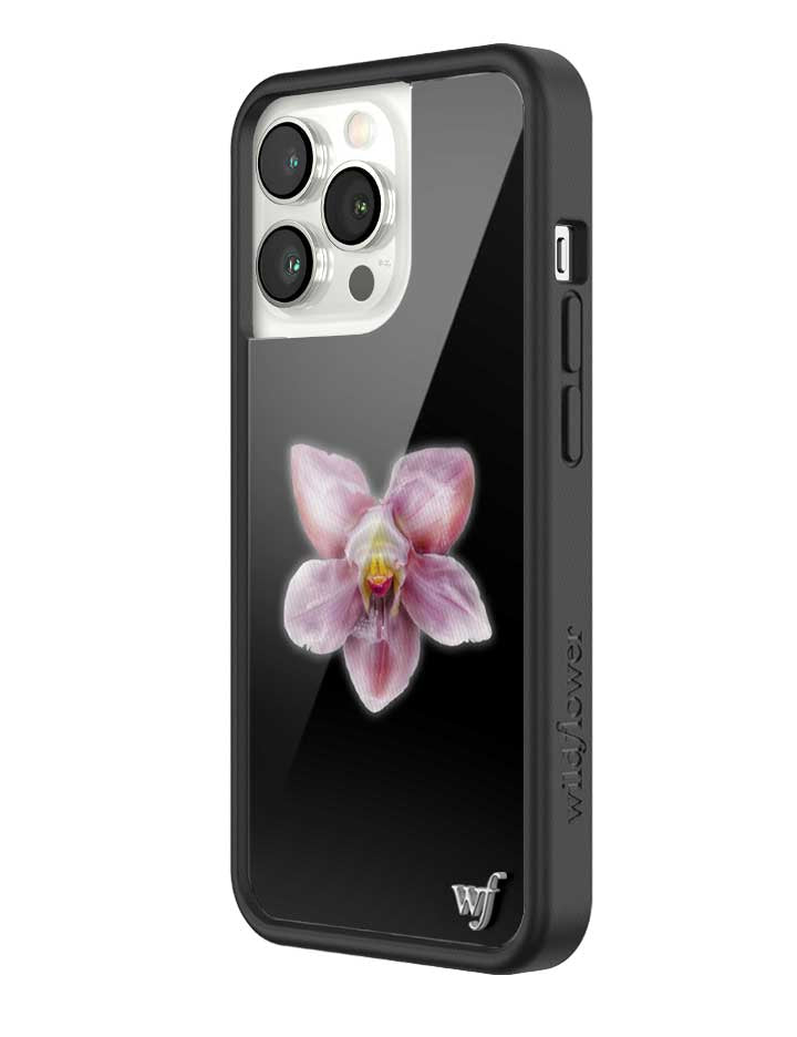 Orchid | Black iPhone Case