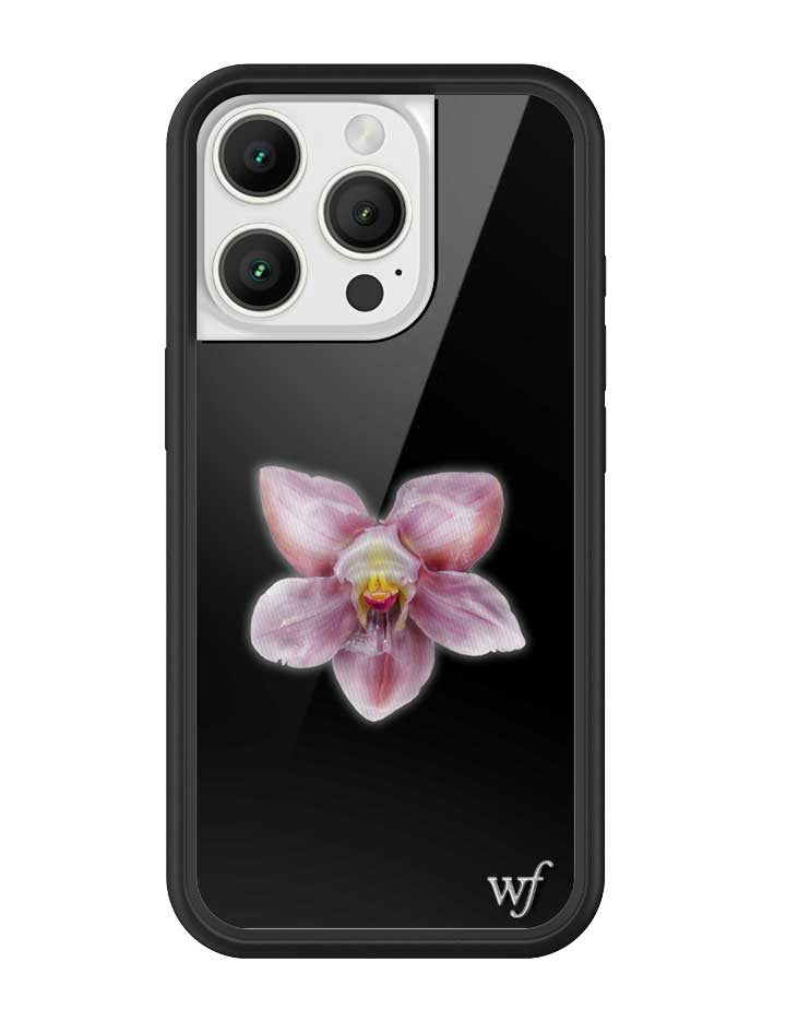 Orchid | Black iPhone Case