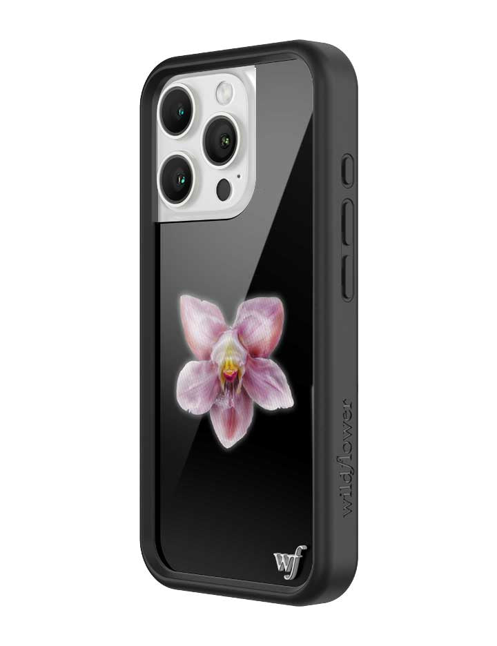 Orchid | Black iPhone Case