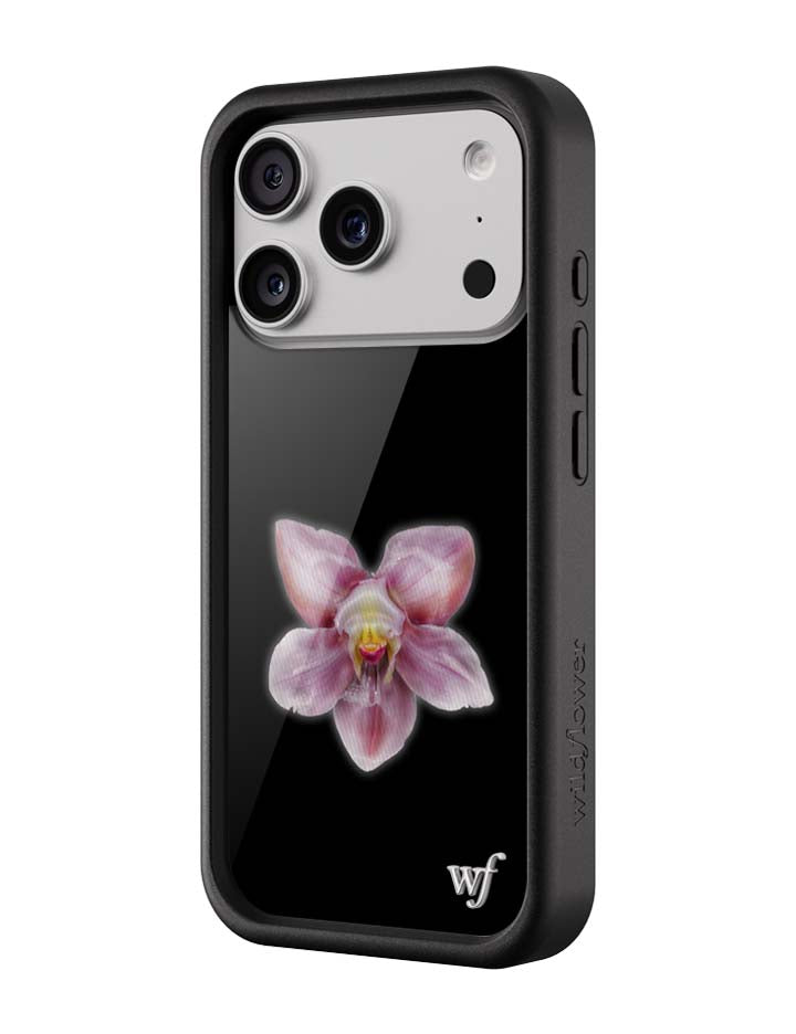 Orchid | Black iPhone Case