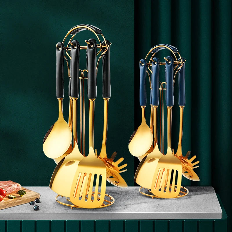 Stainless Steel Utensil Kitchen  Cooking Tools 6pcs Set Kitchen