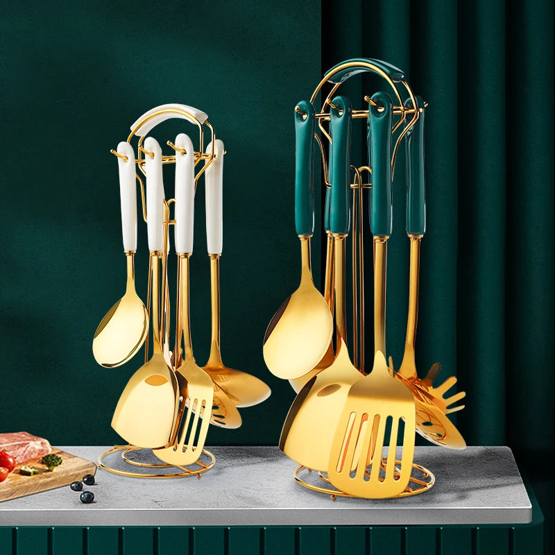 Stainless Steel Utensil Kitchen  Cooking Tools 6pcs Set Kitchen
