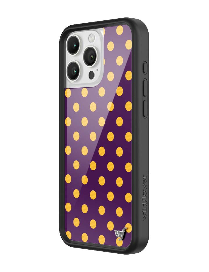 Polka Dot | Purple and Yellow iPhone Case