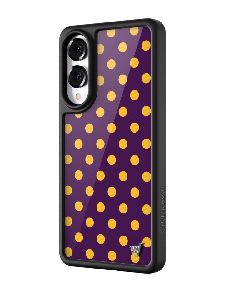Polka Dot | Purple and Yellow Samsung Galaxy Case