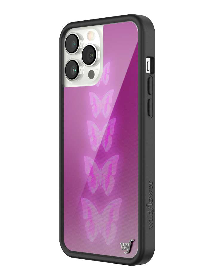 Neon Butterfly iPhone Case