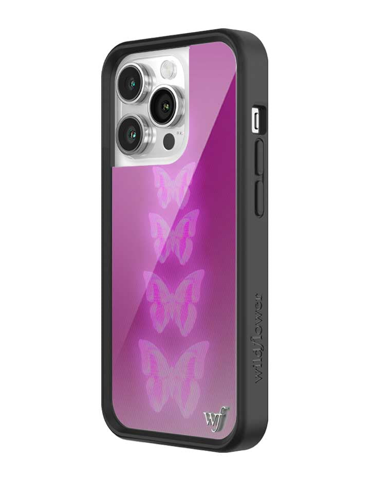 Neon Butterfly iPhone Case