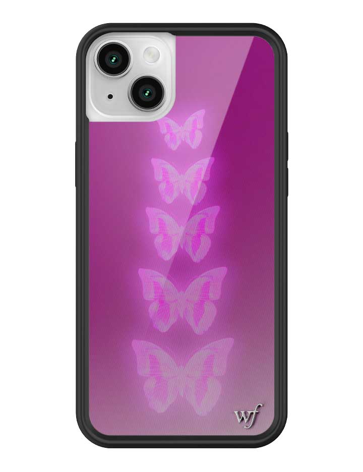 Neon Butterfly iPhone Case