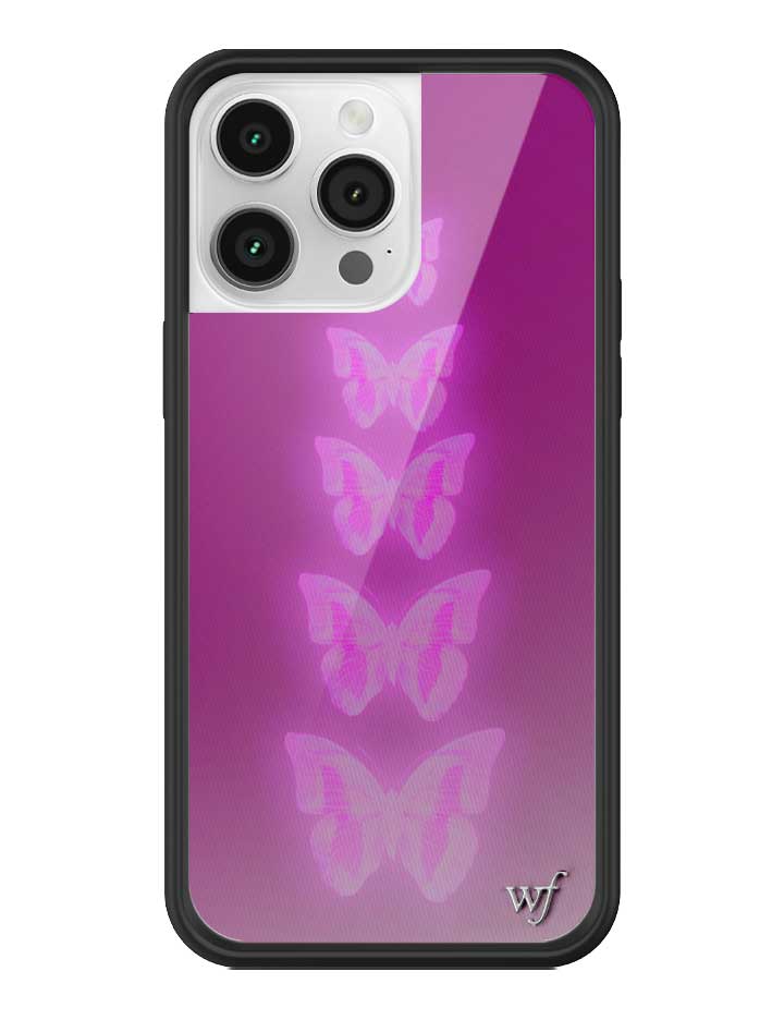 Neon Butterfly iPhone Case