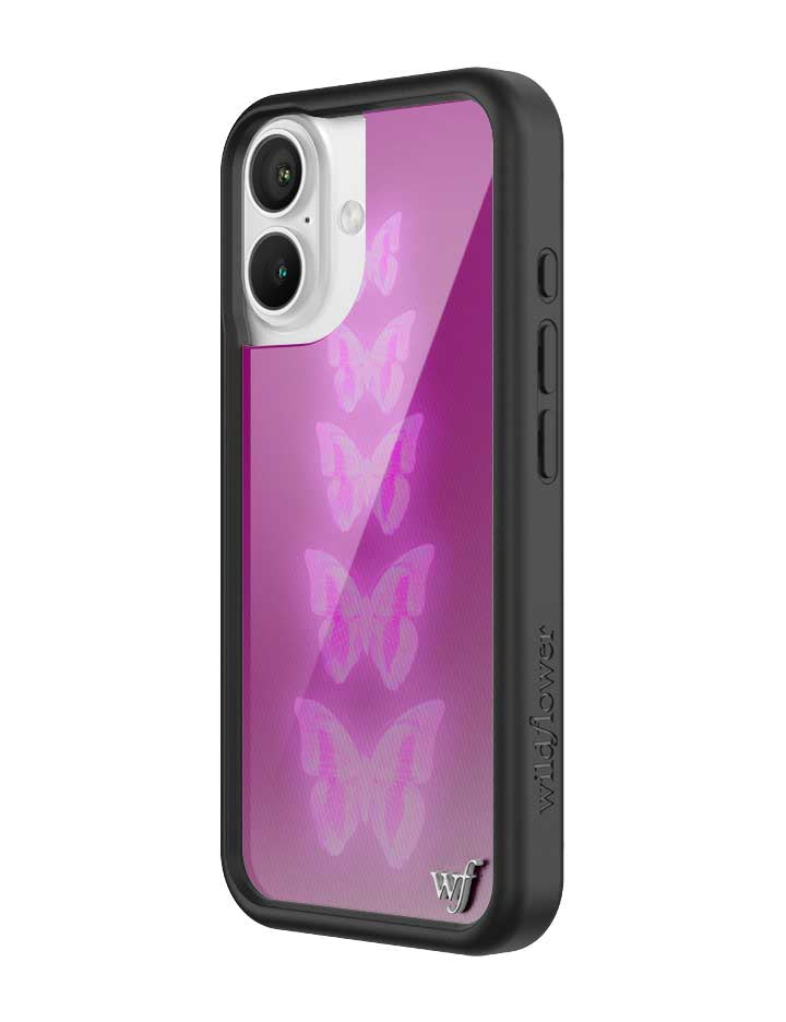 Neon Butterfly iPhone Case