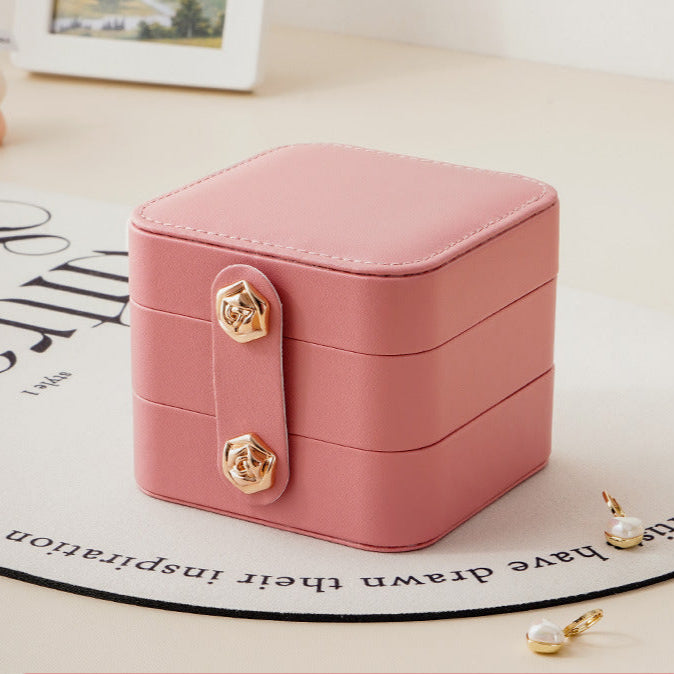 Three-layer magic cube jewelry box