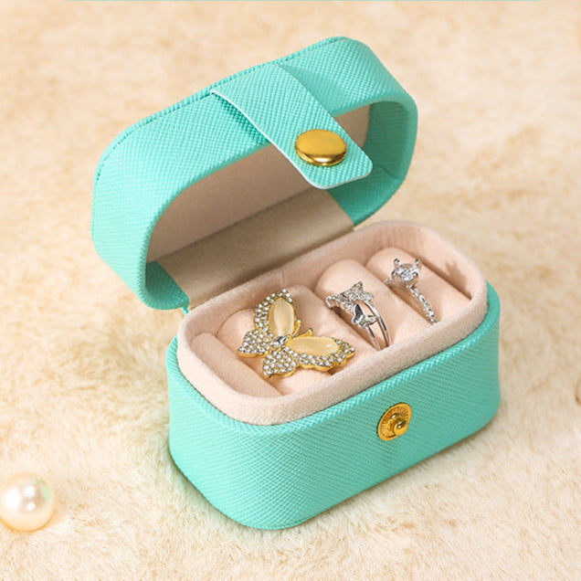 travel jewelry case Mini Ring and Earring Box
