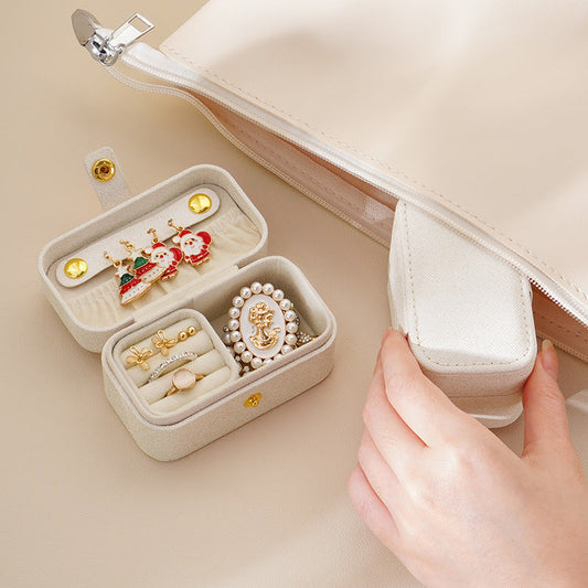 travel jewelry case Mini Ring and Earring Box