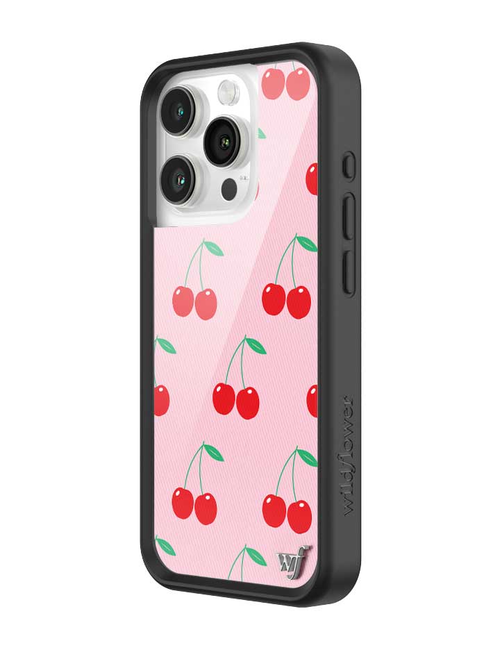 Pink Cherries iPhone Case